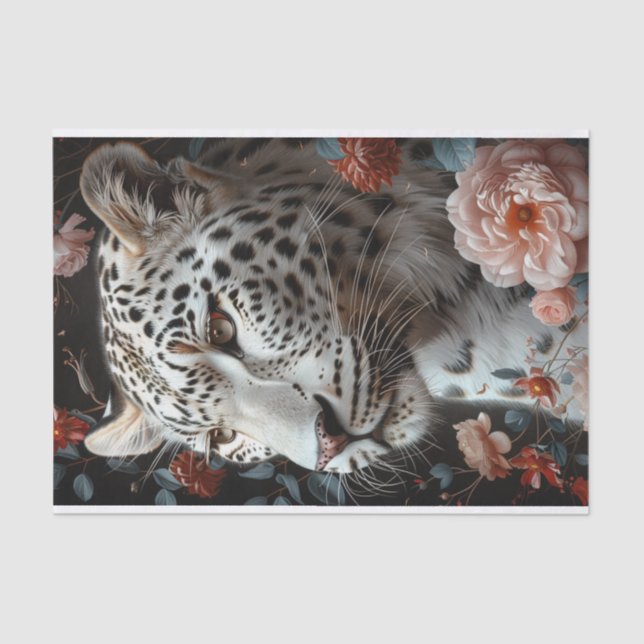 Leopard Fantasy1  Tissue Paper (Front)
