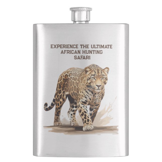Leopard Flask (Front)