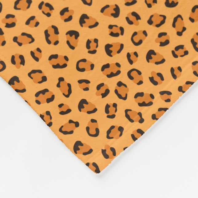 Leopard Fleece Blanket (Corner)
