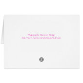 Leopard Flower Design Cards (Back Horizontal)