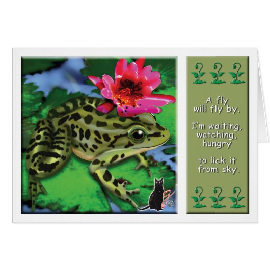 Leopard Frog Cards (Front Horizontal)