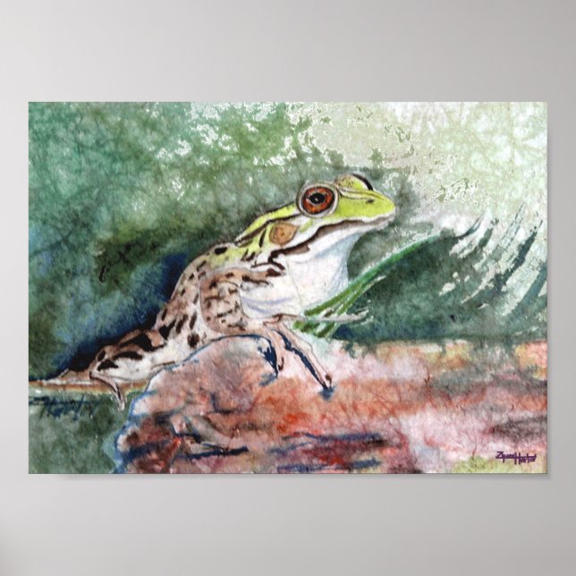 Leopard Frog Poster (Front)