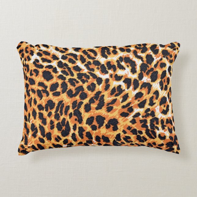 leopard fur as backgroundleopard,pattern,print,ski accent pillow (Front)