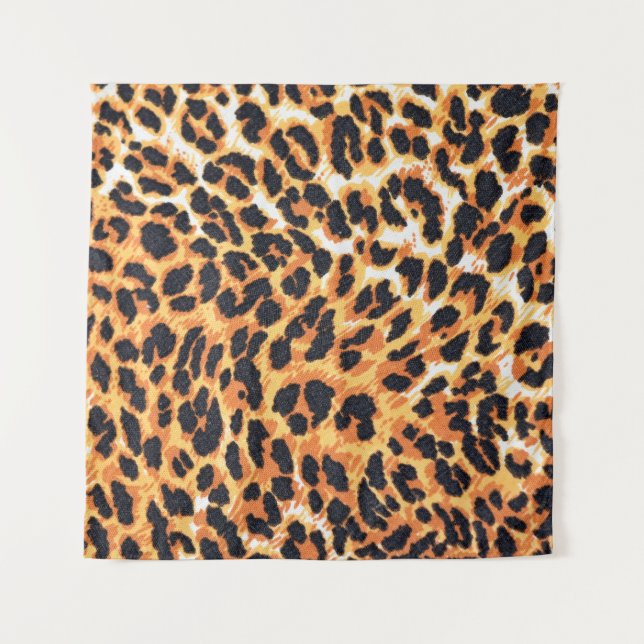 leopard fur as backgroundleopard,pattern,print,ski tapestry (Front)