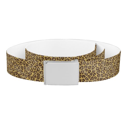 Leopard Fur Belt