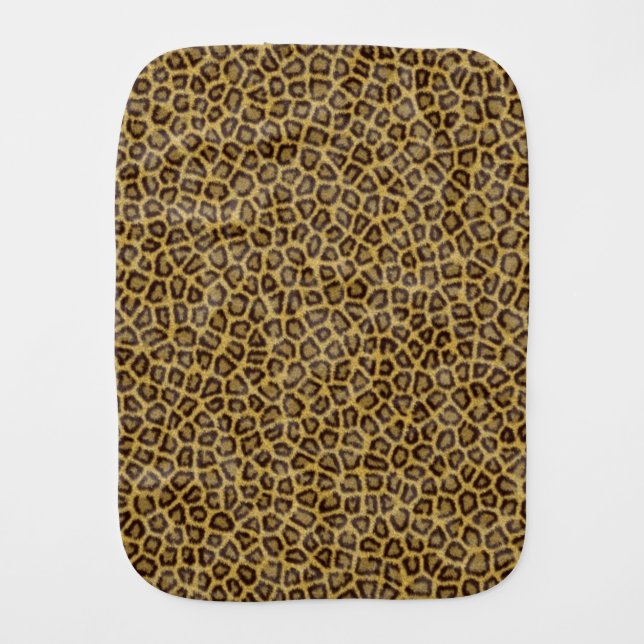 Leopard Fur Burp Cloth (Front)