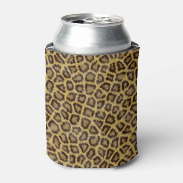 Leopard Fur Can Cooler (Can Front)