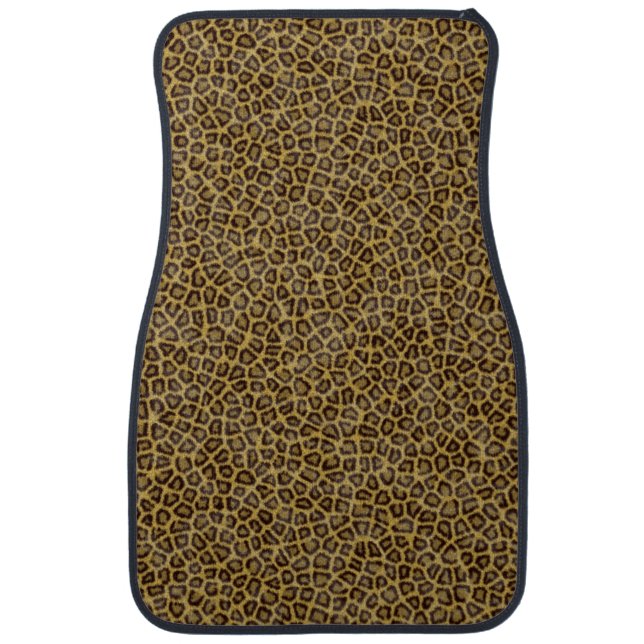 Leopard Fur Car Floor Mat (Front)