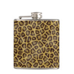 Leopard Fur Hip Flask