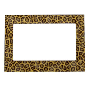 Leopard Fur Magnetic Frame