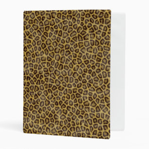Leopard Fur Mini Binder