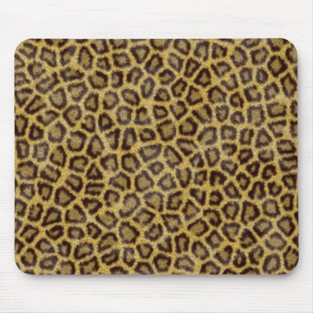 Leopard Fur Mouse Pad (Front)