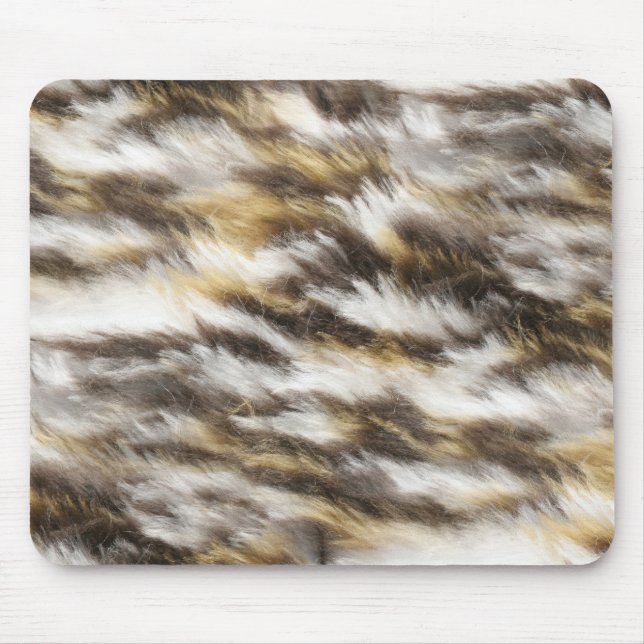 leopard fur mouse pad (Front)