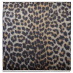 Leopard Fur Napkin