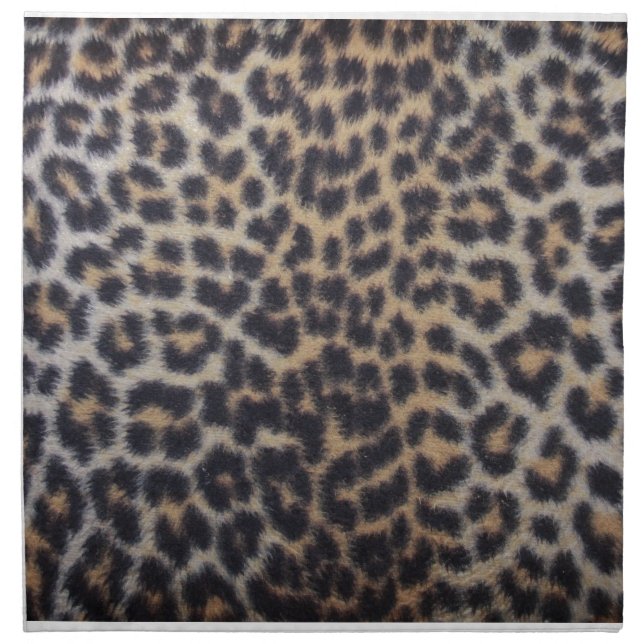 Leopard Fur Napkin (Front)