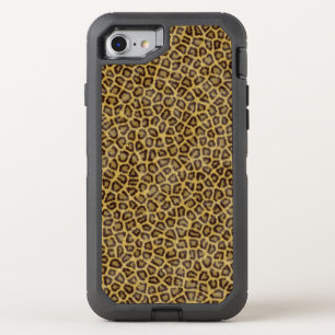 Leopard Fur OtterBox Defender iPhone SE/8/7 Case