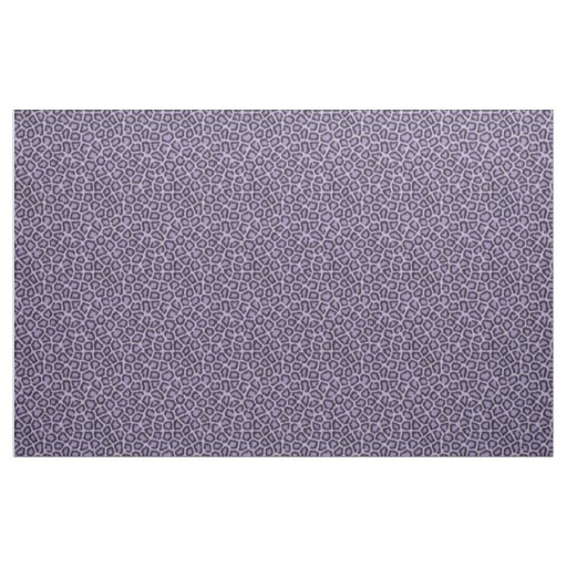 Leopard Fur Pattern Purple Fabric