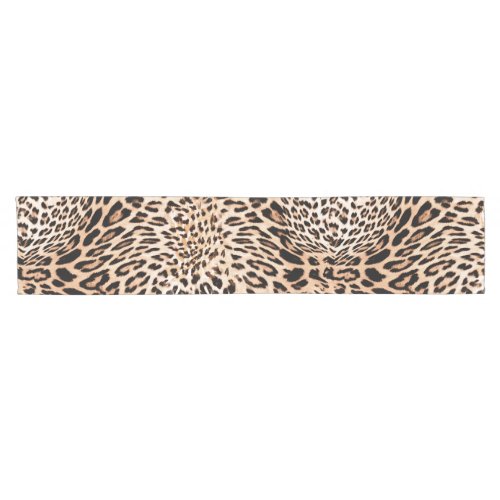 Leopard Fur Pattern Short Table Runner