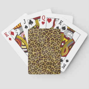 Leopard Fur Poker Cards