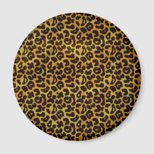 Leopard Fur Print Animal Pattern Magnet