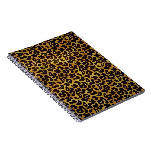 Leopard Fur Print Animal Pattern Notebook