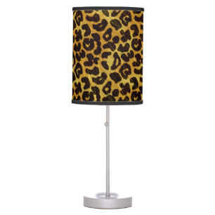Leopard Fur Print Animal Pattern Table Lamp