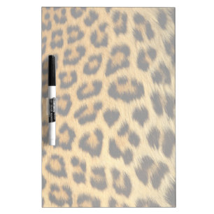Leopard Fur Print Dry Erase Board