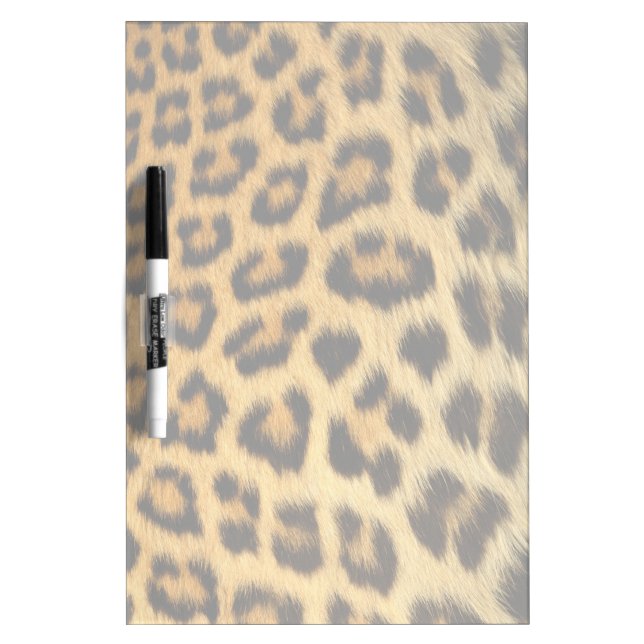 Leopard Fur Print Dry Erase Board (Front)