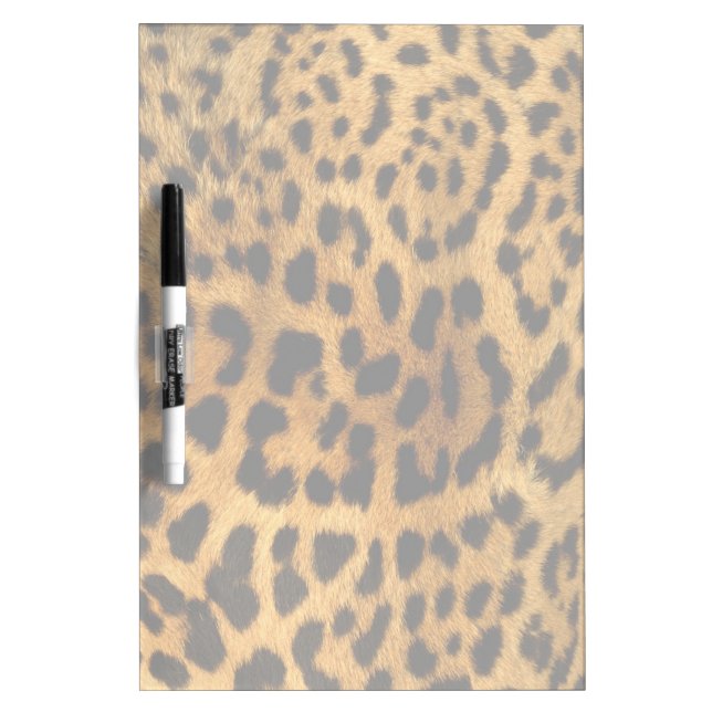 Leopard Fur Print Dry Erase Board (Front)