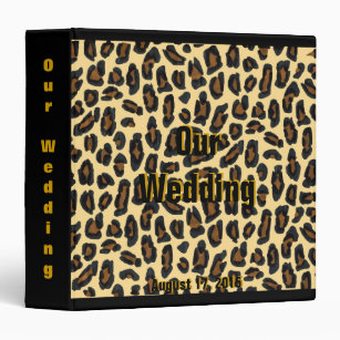 Leopard Fur Print Photo Album Binder