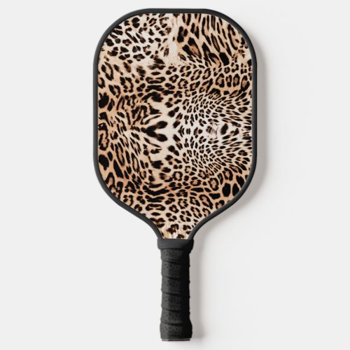 Leopard Fur Print   Pickleball Paddle