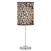 Leopard Fur Print Table Lamp (Back)