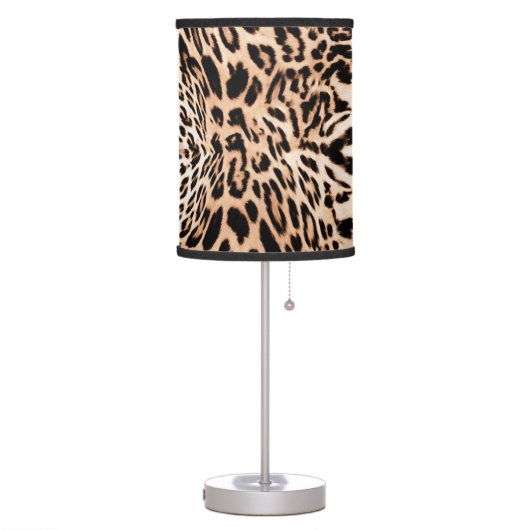 Leopard Fur Print  Table Lamp (Left)