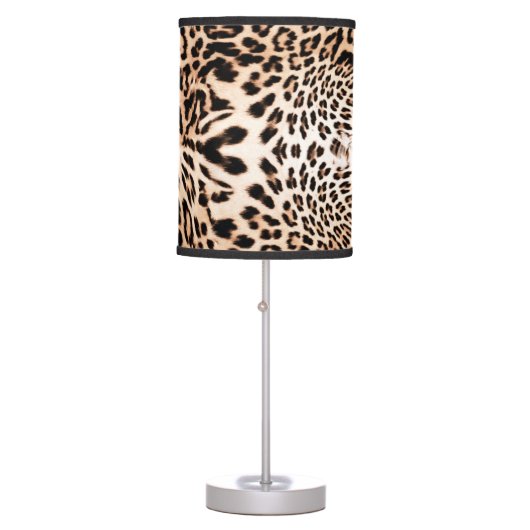 Leopard Fur Print Table Lamp (Front)