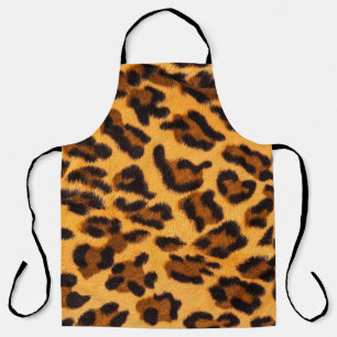 Leopard fur seamless pattern apron