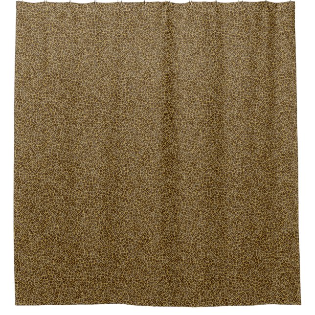 Leopard Fur Shower Curtain (Front)