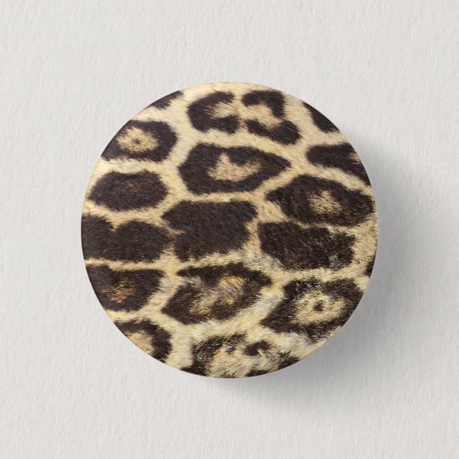Leopard Fur Spots Button (Front)