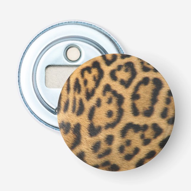 Leopard Fur Spots Pattern Bottle Opener (Front)