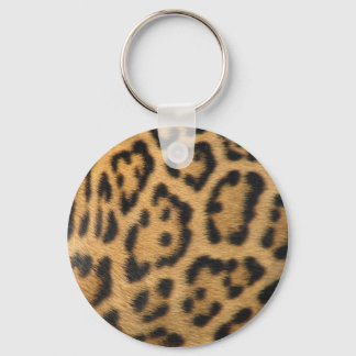 Leopard Fur Spots Pattern Keychain
