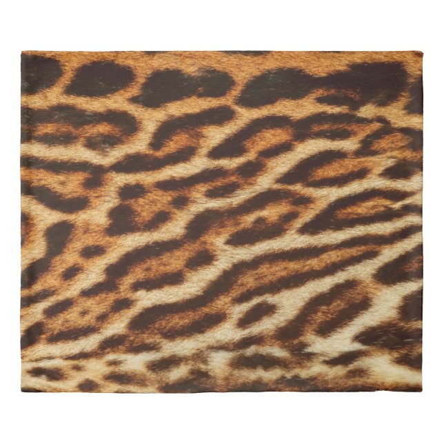 Leopard fur textures. Animal print Duvet Cover (Front)