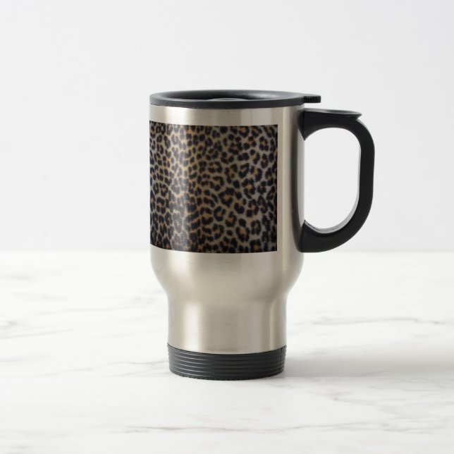 Leopard Fur Travel Mug (Right)