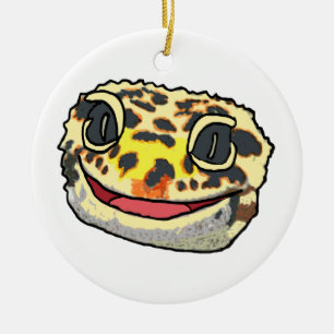Leopard Gecko Ceramic Ornament
