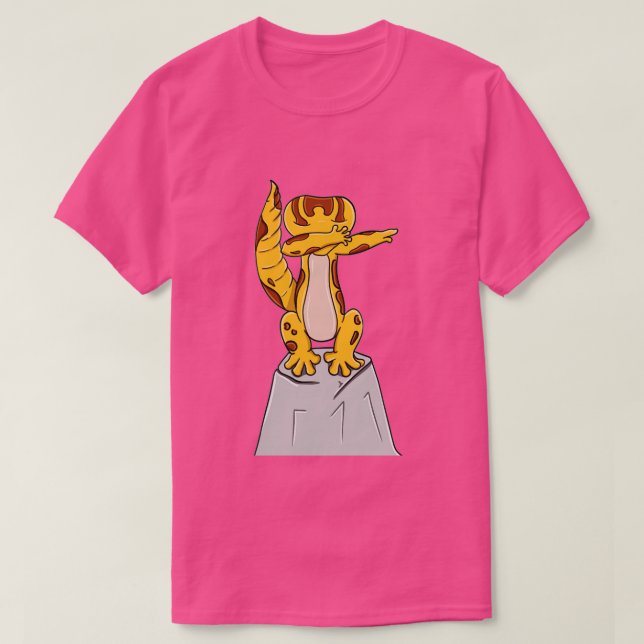 Leopard Gecko Dabbing T-Shirt (Design Front)