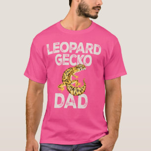 Leopard Gecko Dad Lizard & Reptiles Common leopard T-Shirt