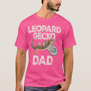 Leopard Gecko Dad Video Game Lizard & Reptiles Gam T-Shirt