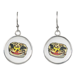 Leopard Gecko Earrings