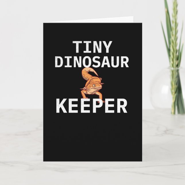 Leopard Gecko Gifts | Lizard Leopard Gecko Lover Card (Front)