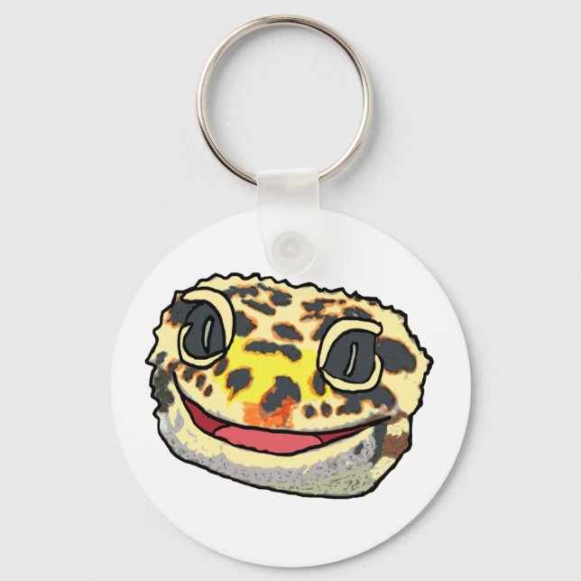 Leopard Gecko Keychain (Front)