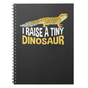 Leopard Gecko Little Dinosaur Pet Joke Lizard Notebook