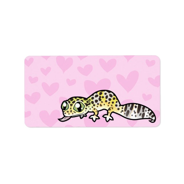 Leopard Gecko Love Label (Front)